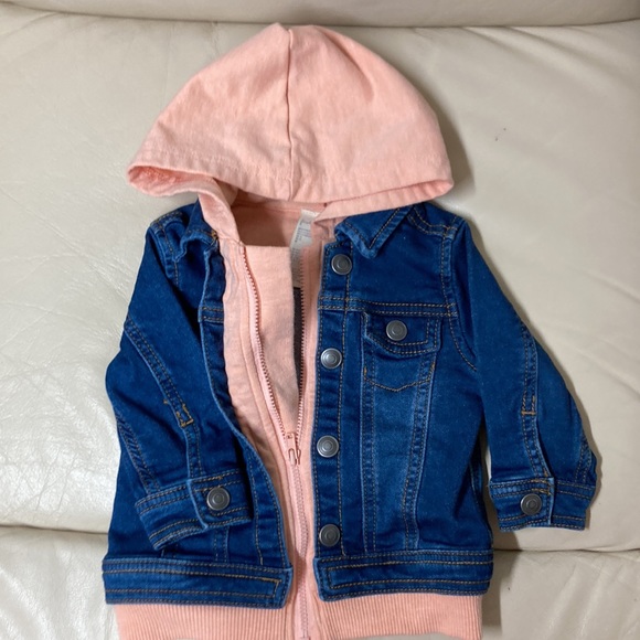 FIRST IMPRESSIONS 2T Hooded Jean Jacket - Picture 3 of 5
